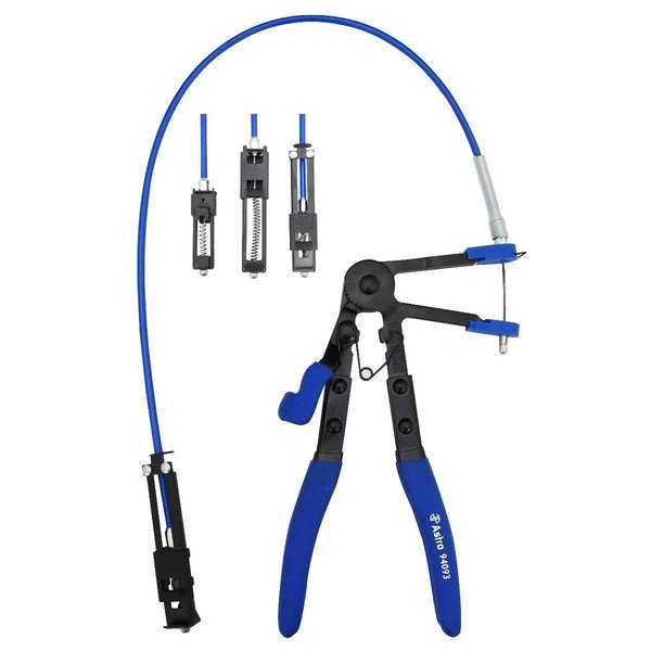 Astro Pneumatic HOSECLAMP PLIER W/3 CABLES & 4 JAWS AO94093